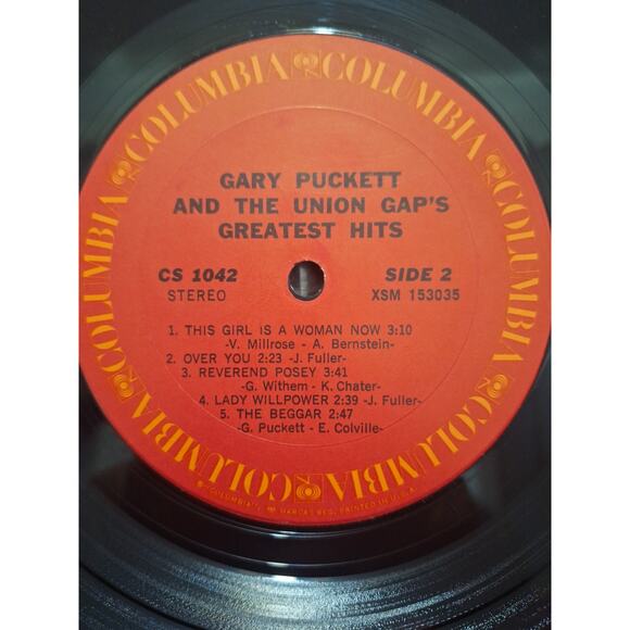 Gary Puckett & The Union Gap – Greatest Hits Vinyl LP Columbia CS 1042 - Picture 6 of 6